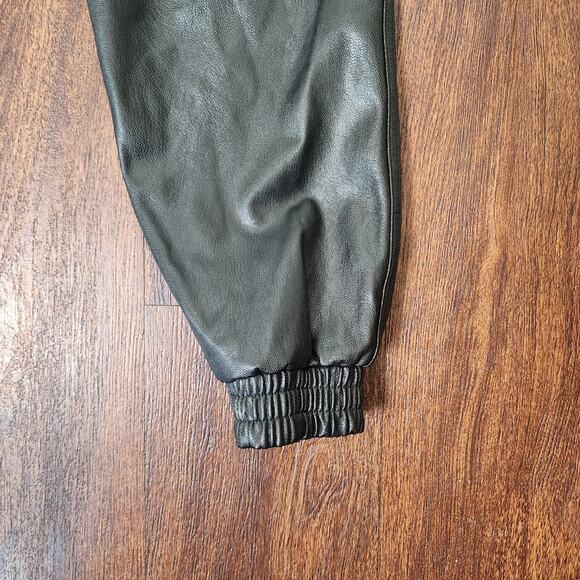 SPANX Faux Leather Leather-Like Jogger Joggers Pants, Size Small - Picture 8 of 12